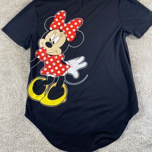 Womens Mickey & Minnie Mouse Black Med (7/9) Tee Shirt  Item 0024